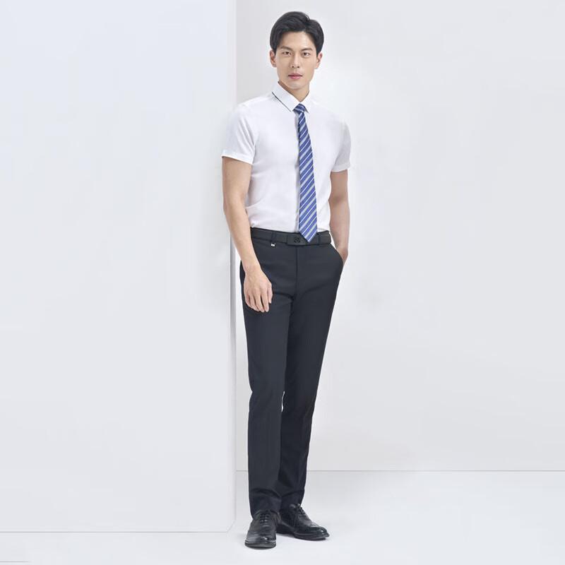 JOEONE Men s Business Commuter Straight-Leg Trousers NX1810204 92