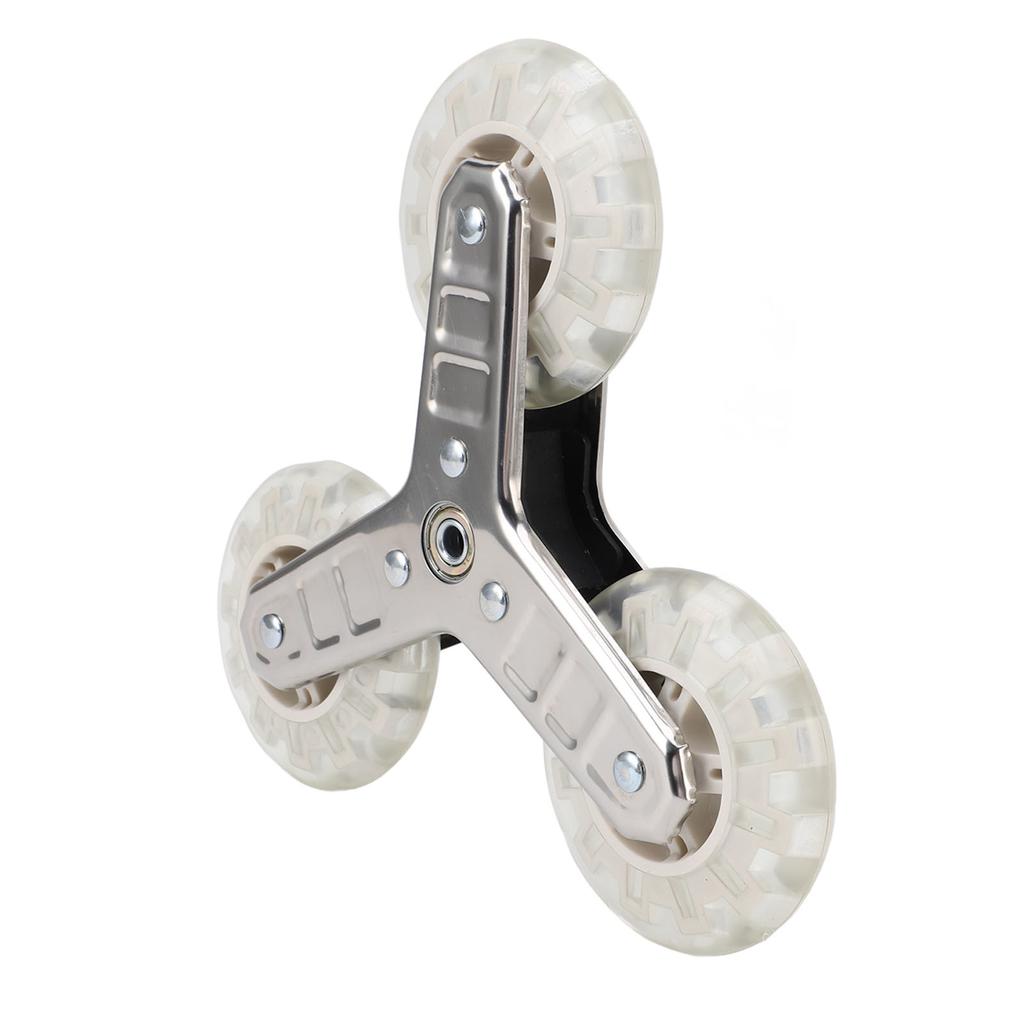 Replacement Stair Climbing Wheel Silent Rotatable Caster Wheel Trolley Climbing Wheel for Foldable