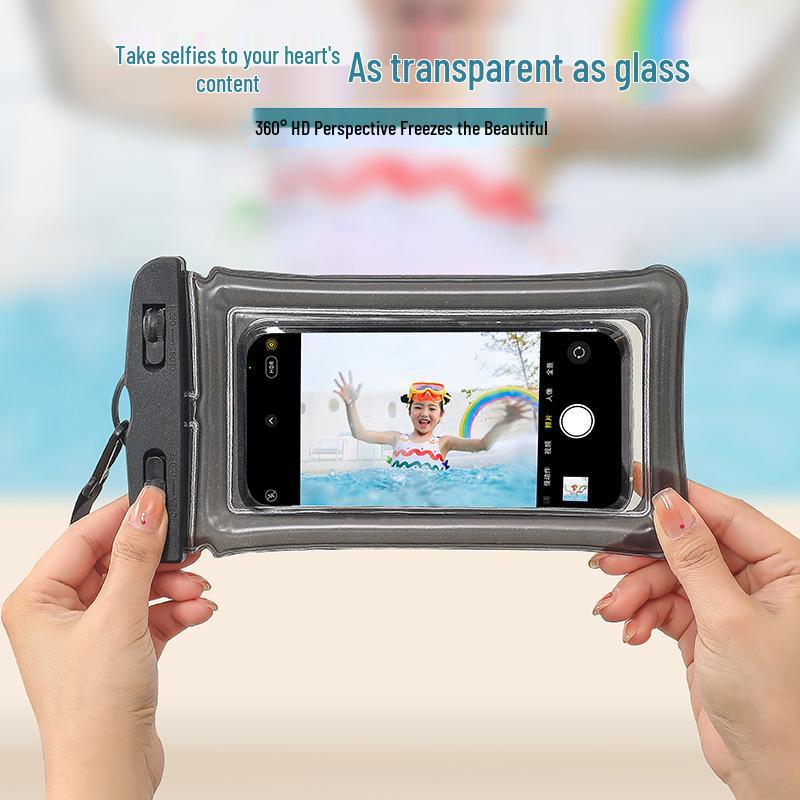 Waterproof Phone Case: Touch-Screen Self-Sealing Bag for Swimming, Diving, and Rafting