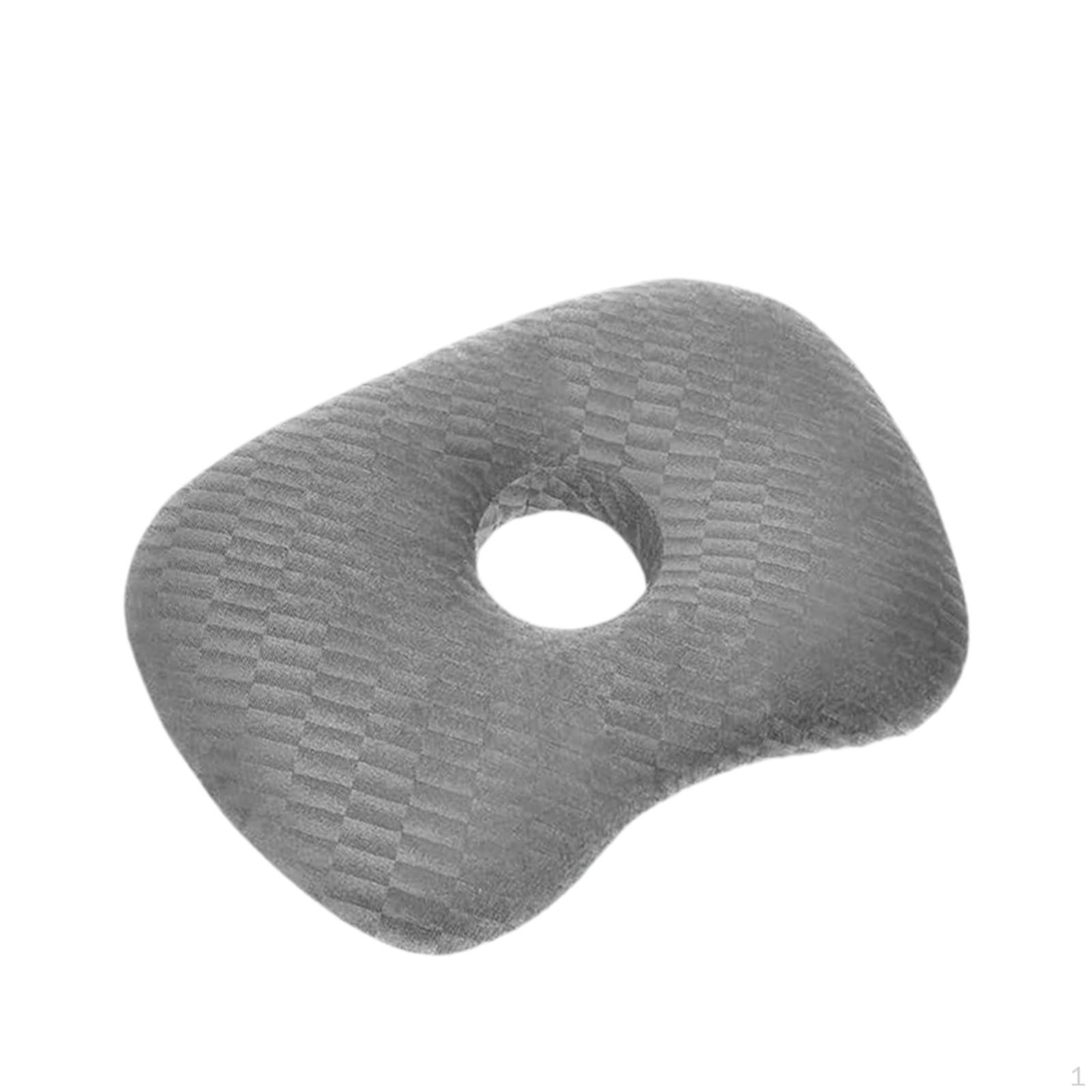 

Pillow for Piercings, Versatile Support Pierced Ears, Sleeping at The Office темно-сірий