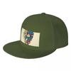 Single line cubist portrait Baseball Cap Golf Hat sun hat Mountaineering Unisex Hats Womens