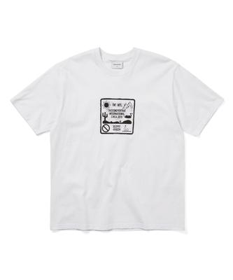 THISISNEVERTHAT Caution Sign Tee White