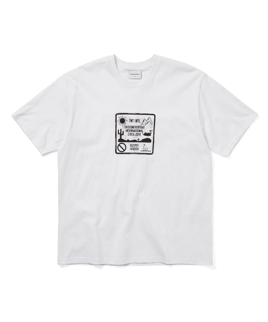 THISISNEVERTHAT Caution Sign Tee White