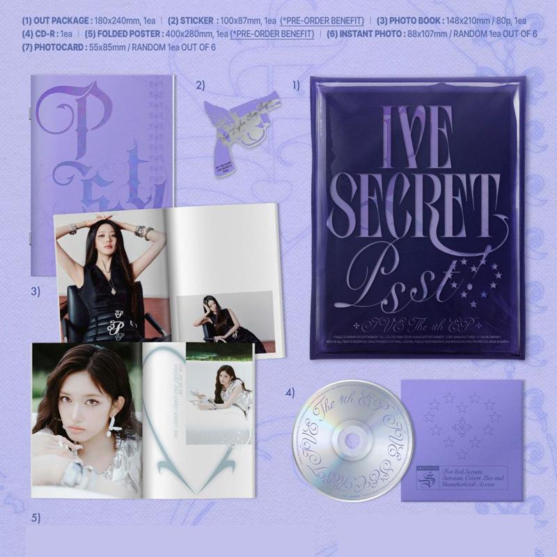 IVE מיני אלבום רביעי [IVE SECRET] (גרסה רגילה / מוגבלת)