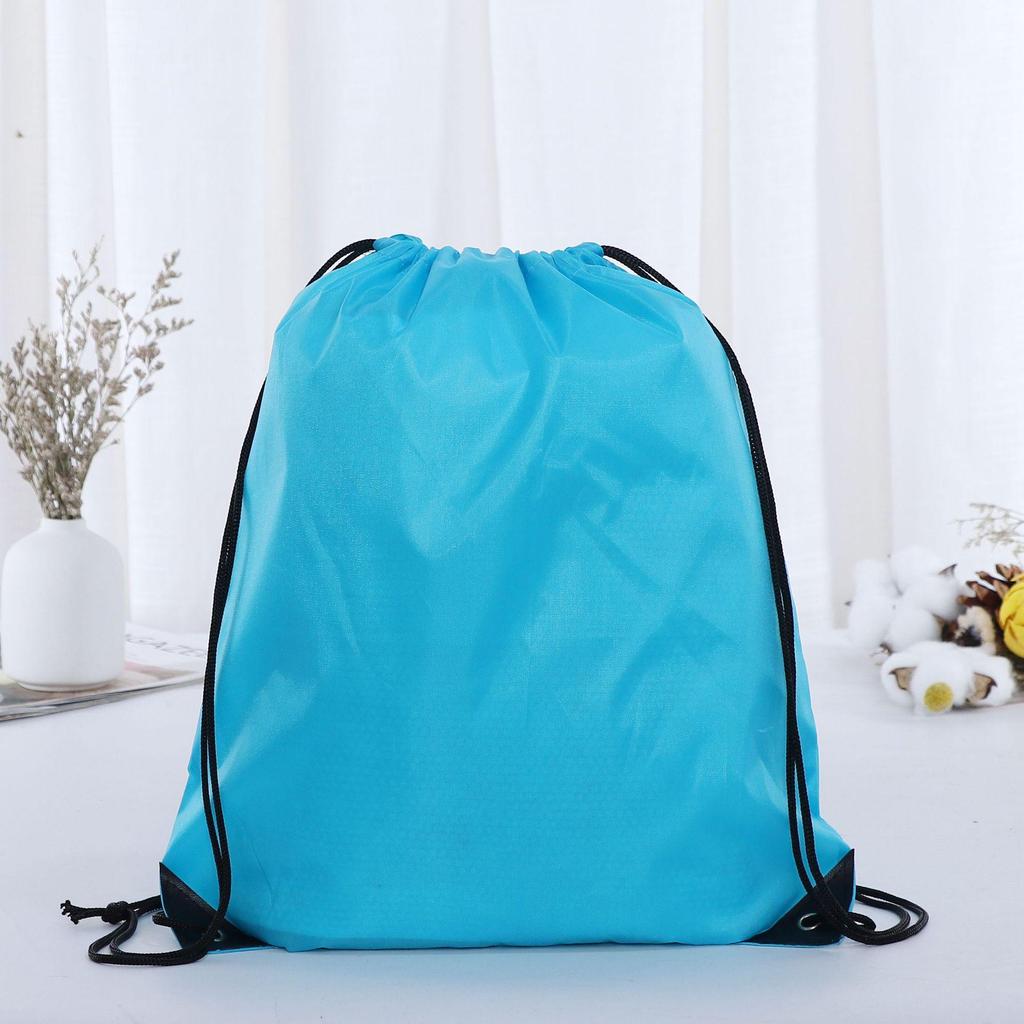 Custom Double Shoulder Polyester Drawstring Backpack for Events or Marathon