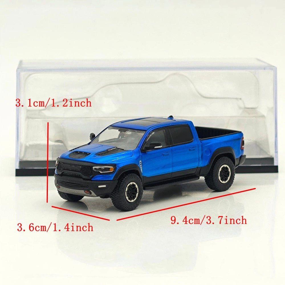 Shadow Pro 1:64 Scale for Dg 1500 TRX Pickup Truck Blue LHD (KS-067-662) Diecast Model Car Collection