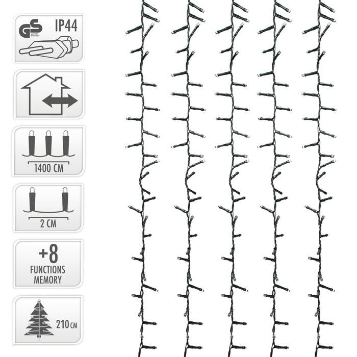 Guirlande Lumineuse - Blanc - 700 LED - Électrique - Intérieur/Extérieur - 17 Mètres