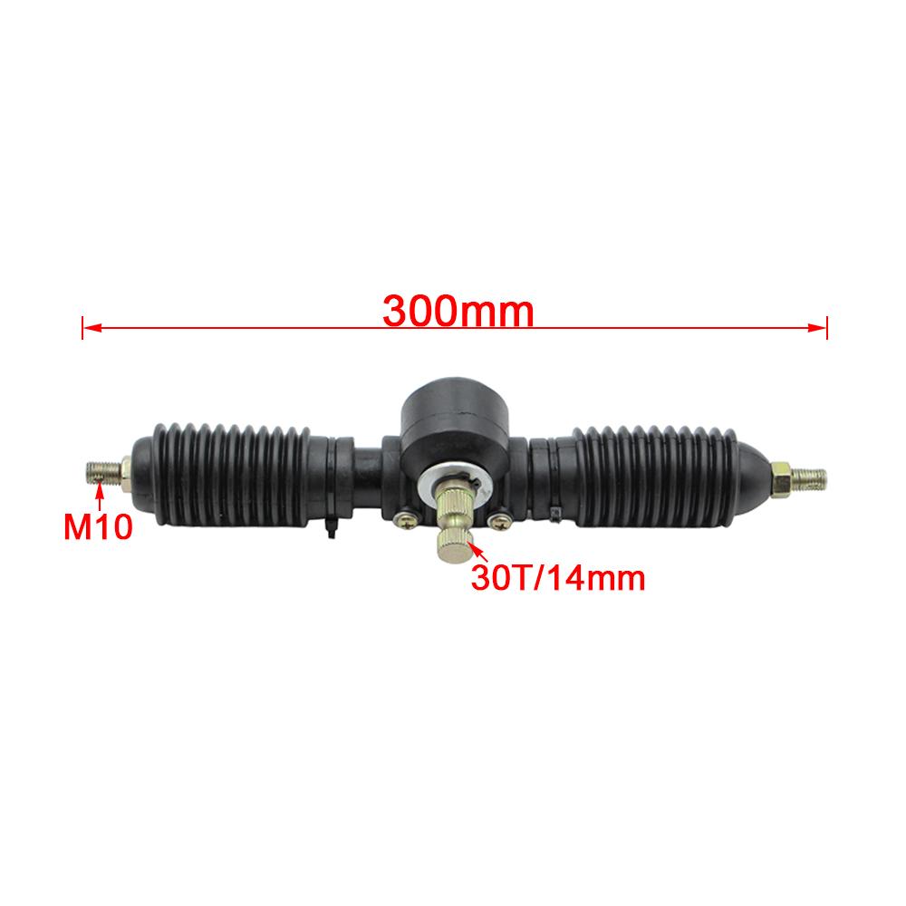 300mm 11.8 30T Power Steering Gear Shaft Rack Pinion Steering Column Replacement For DIY Golf Go Kart ATV UTV Buggy Quad Bike Gear Shaft Rack