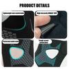 Breathable Neoprene Ankle Brace Compression Sleeve For Arthritis Plantar Fasciitis Sports Support Men Women