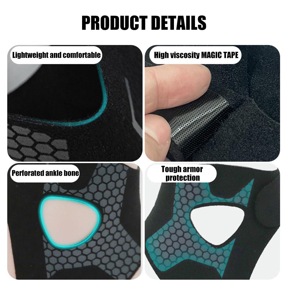 Breathable Neoprene Ankle Brace Compression Sleeve For Arthritis Plantar Fasciitis Sports Support Men Women