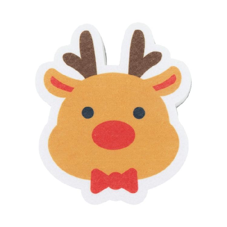 Holiday Themed Snowman/Snowflake/Glove/Deer Sponge Made From High Density Durability For Safe And Efficient Cleaning