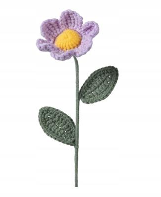 Knitted Flower, a Charming Fabric Decoration, 30x7 Cm