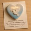 Hanukkah Pocket Hug with Positive Card Emotional Support Love Heart Pigeon Dreidel Star Menorah Pocket Token Decoration Inspirational Encouragement