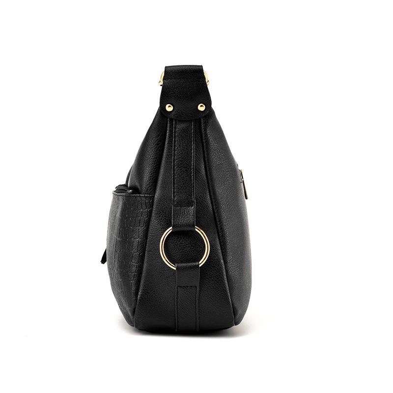 New Women's Bag Bag Soft Leather Mother Bag Simple Fashion Large Capacity Shoulder Bag Messenger Bag
