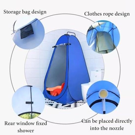 Westtune Portable Privacy Shower Tent Outdoor Waterproof Changing Room Shelter Dressing Rain Protection