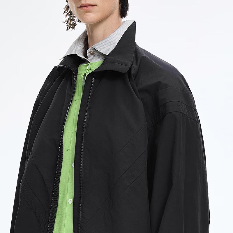 JNBY 2026 Spring Loose Fit Stand-Up Collar Jacket