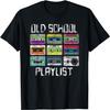 Cassette Tape Music Retro 80s Playlist T-Shirt