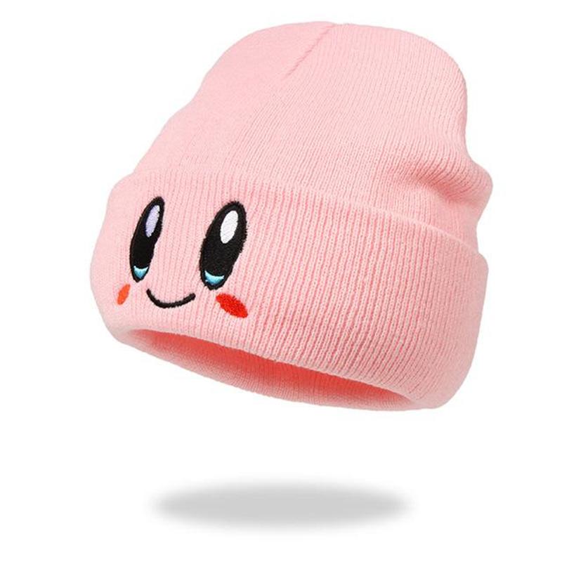 Cute Eye Embroidery Beanie Trendy Candy Color Couple Beanies Casual Coldproof Knit Hats For Women & Men