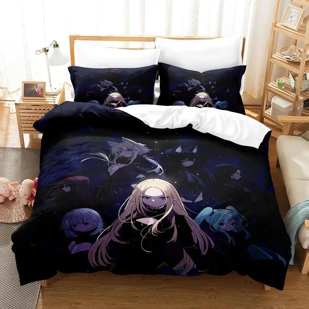 Anime Eminence In Shadow Bedding Set Boys Girls Twin Queen Size Duvet Cover Pillowcase Bed Kids Adult Fashion Home Textileextile