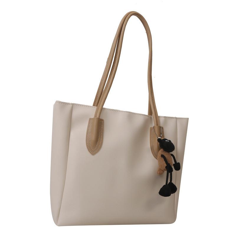 Fashionable Large Capacity Pu Tote Bag For Women 2023 Trendy Street Style Shoulder Bag