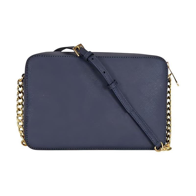 Michael Kors Crossbody Bag Luggage Series Jet Set Travel Letter LOGO Chain Small Square Solid Color Commuting Shoulder Cowhide Medium Women’s Dark