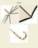 Because Long Plain Ivory Umbrella, Piping, B-951024