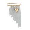 Handmade Chain Brooches Multi-Layer Pin Jewelry Ins Women's Tassels Brooches  Stylish Accessories