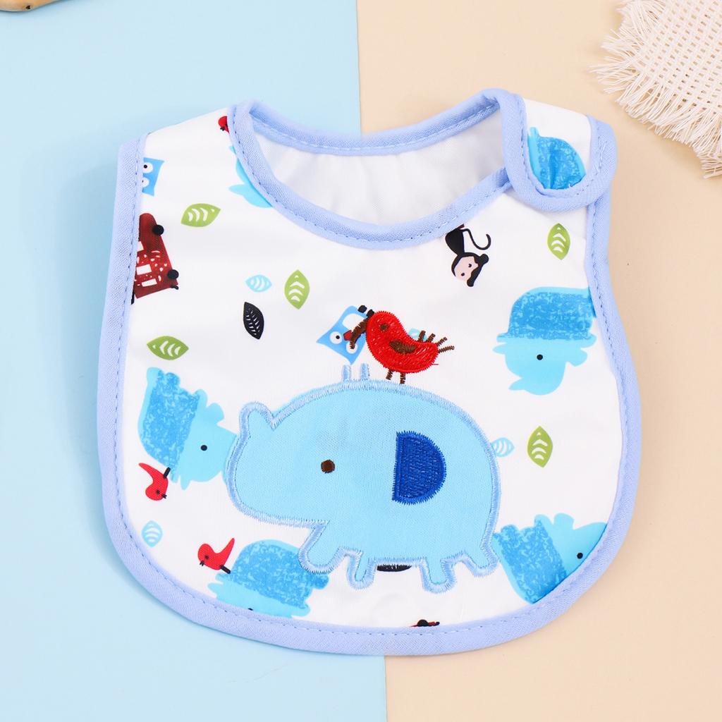 Baby Girl Boy Feeding Bibs Waterproof Apron Cartoon Towel Kids Toddler Dinner baberos Bandanas Burp Cloths