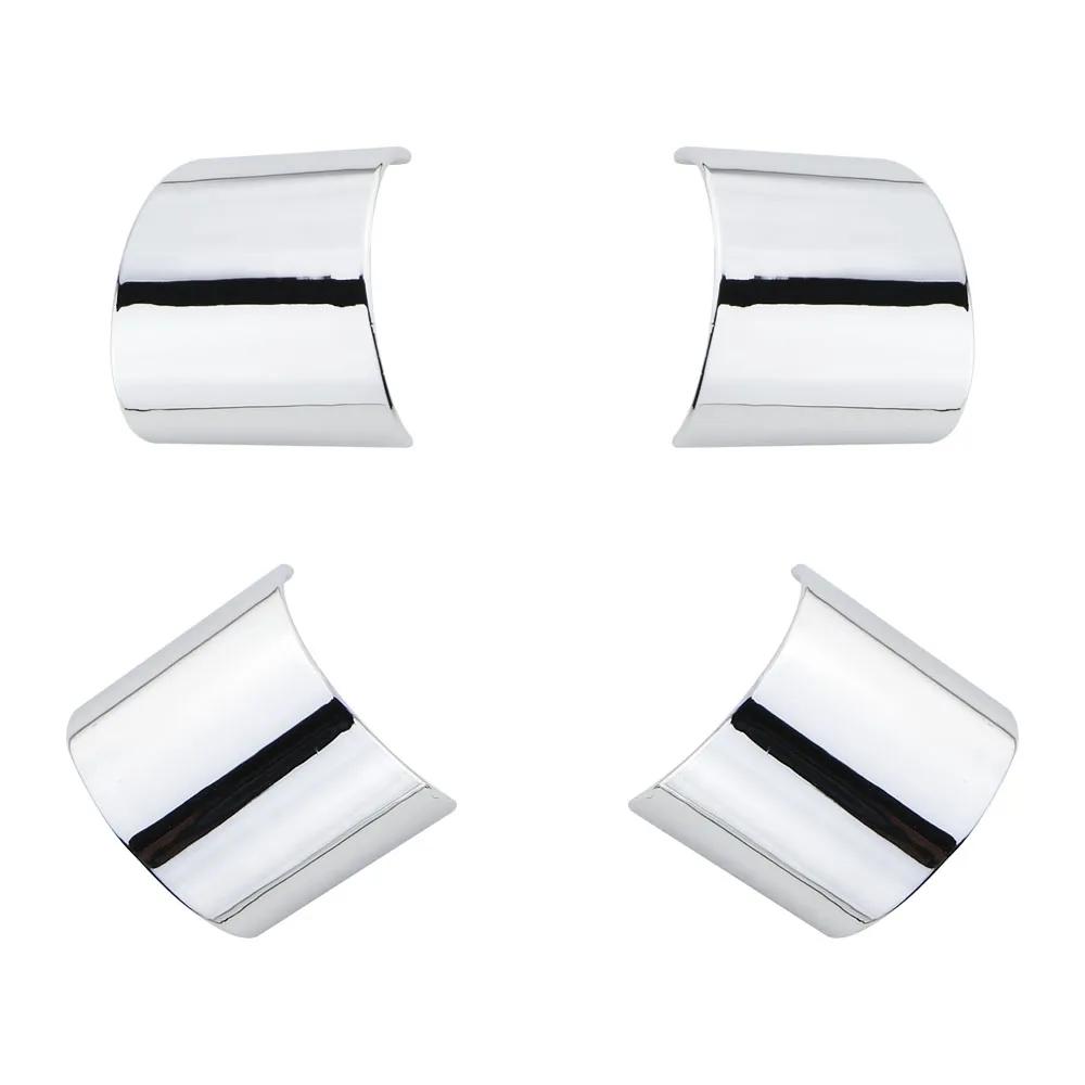 For Ford Mondeo 2004 2005 2006 Steering Wheel Sticker Cover 4Pcs Decoration ABS Chrome Trim Interior Accessories