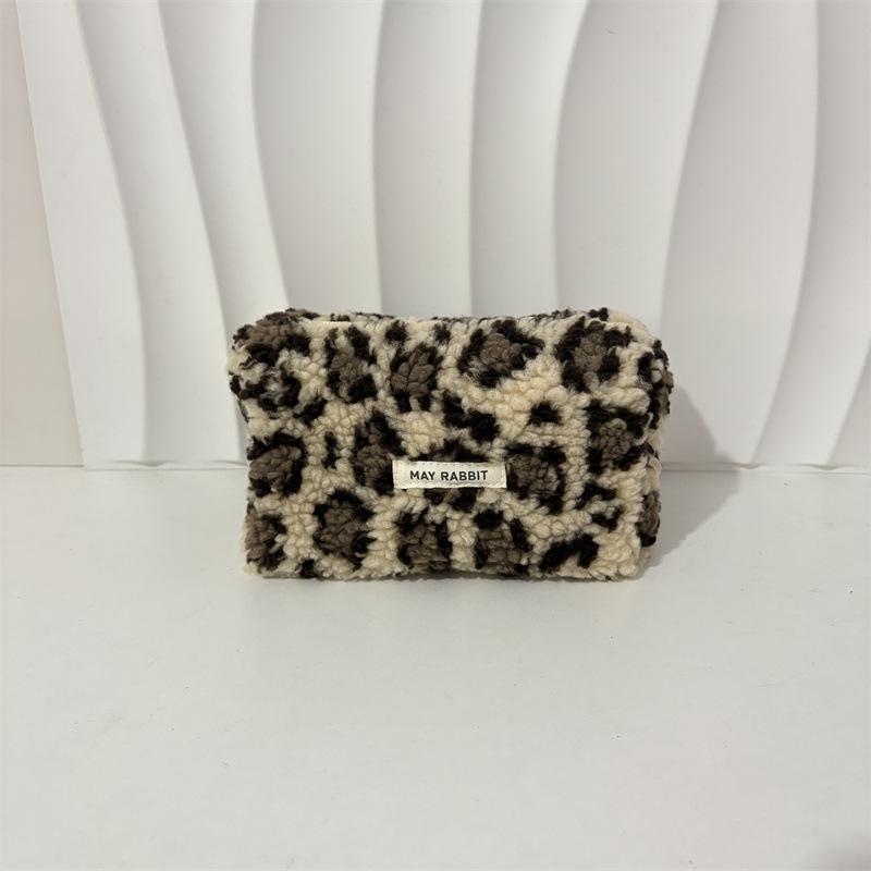 New Plush Makeup Bag Travel Cosmetic Organizer Bags Lipstick Pouch Large Capacity Wash Bag Student Stationery Box Pencil Case