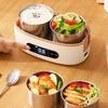 Rechargeable Food Warmer Heating Function Electric Heated Lunch Box Hot Meal Container  Work