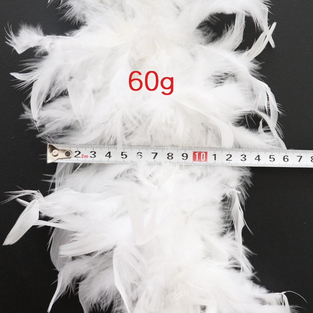 DIY 2 Yards Ostrich Feathers Boas Tuekey Marabou Plume Boa Multiple Styles for Wedding Dress Decoration White Plumage Shawl Tapes