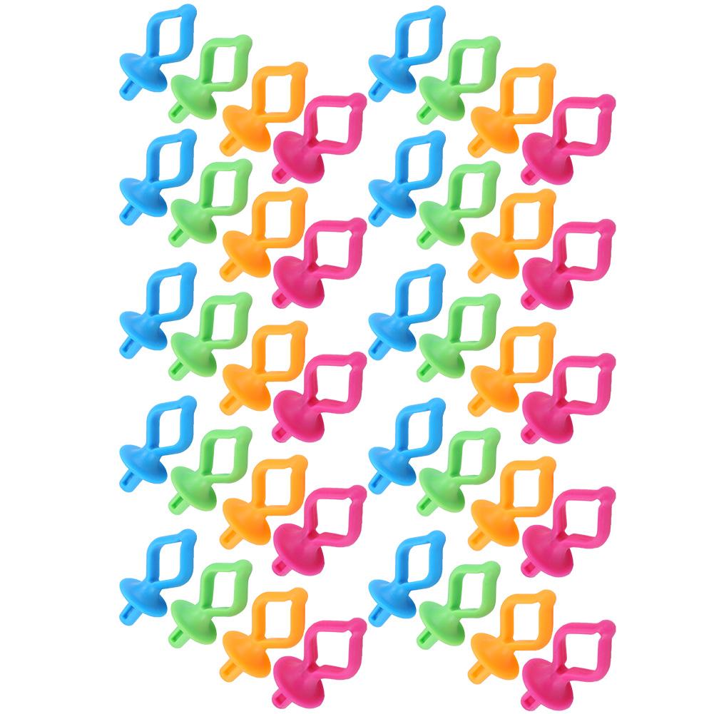 40Pcs Bobbin Fixing Clip Spool Silicone AntiDrop NippleShaped Sewing Embroidery