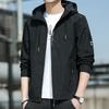 Spring and Autumn New Hooded Trendy Men's Jacket Handsome Slim Sports Casual Top Jacket