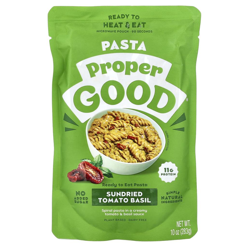 Proper Good, Inc., Ready-to-Eat Pasta, Pre-Dried Tomato Basil, 10 oz (283 g)