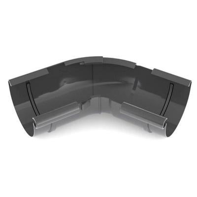 Graphite Gutter Internal Angle, System 125, Adjustable