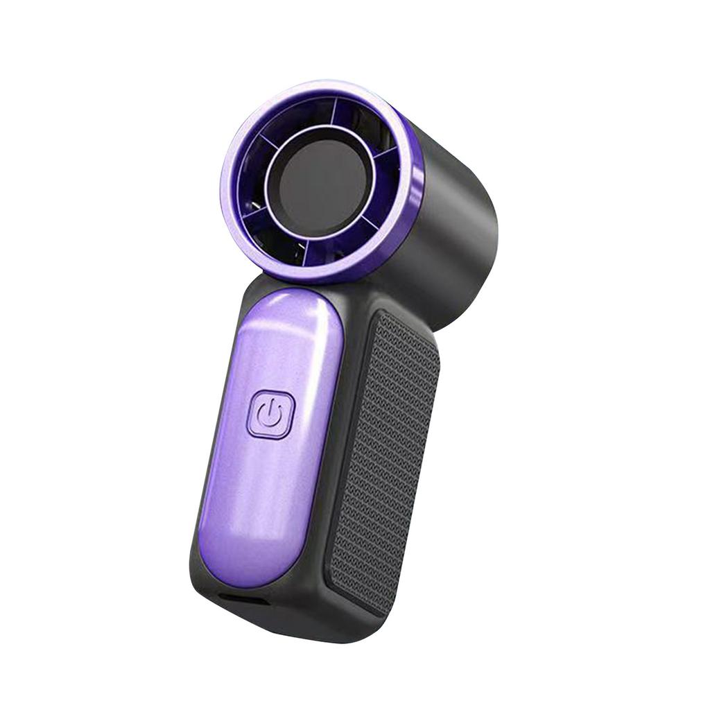 Portable Outdoor Handheld Fan, LED Digital Display, Long-lasting High Speed Fan With Multiple Settings