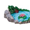 2 szt. Miniaturowa kamienna statua Żywiczne modele sztucznych skał do materiałów do dioram Krajobraz z miniaturowymi pociągami Kolejowy stół piaskowy Akcesoria do ogrodu zen