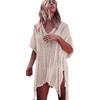 Frauen Baden Strand Cover Up Kleid Bikini Badeanzug Bademode Häkeln Kittel