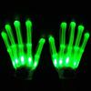 Finger Led Electro Flashing Gloves Light Up Christmas Dance Rave Party Fun
