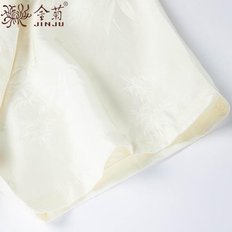 Men's Mulberry Silk Short-Sleeve Chinese Style Shirt