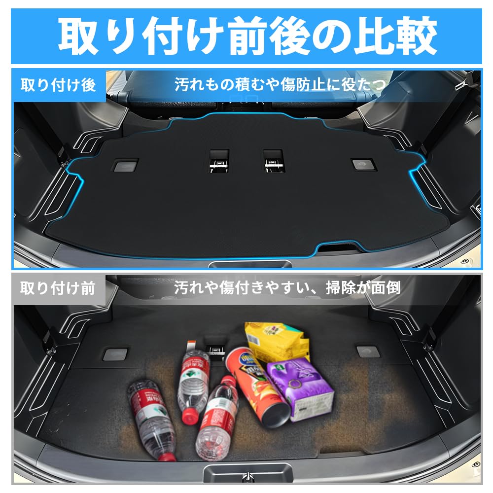 Exclusively for the BLUESEATEC Luggage Mat for the New Toyota Sienta MXP Series 3rd 2D Trunk and Easy To Replacement [Designed Manufacturer] (10