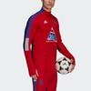 adidas x Crossover Fcb Hu Tr Top Bayern Munich Soccer/Football Half Zipper Sports Stand Collar Red Men's GK7840