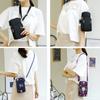 Mini Canvas Umhängetaschen für Frauen Männer Kleine Handtaschen Schulter Messenger Bag Koreanische Mädchen Junge Studenten Reißverschluss Handytasche Geldbörsen