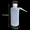 1 Stück 500ml/250ml Multifunktionale Kunststoff-Waschflasche PE Spritzflaschen Waschen Gewaschene Behälter Nachfüllbar Leer Sicherheit