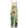 Women's Fashion Summer Sweet Loose Casual Print Retro Strappy Jumpsuit