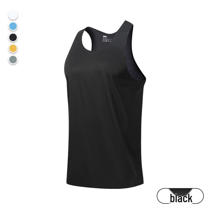 Men's Lightweight Quick-Dry Sports Vest - Breathable Unisex Sleeveless Running & Training Top