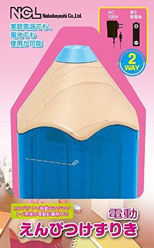 Nakabayashi Electric Pencil Sharpener, Pencil Type, Blue, DPS-311KB