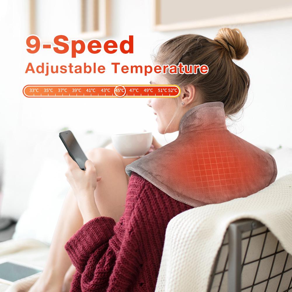 New Electric Heating Shawl for Neck and Waist - Plug-in Physiotherapy for Winter Warmth