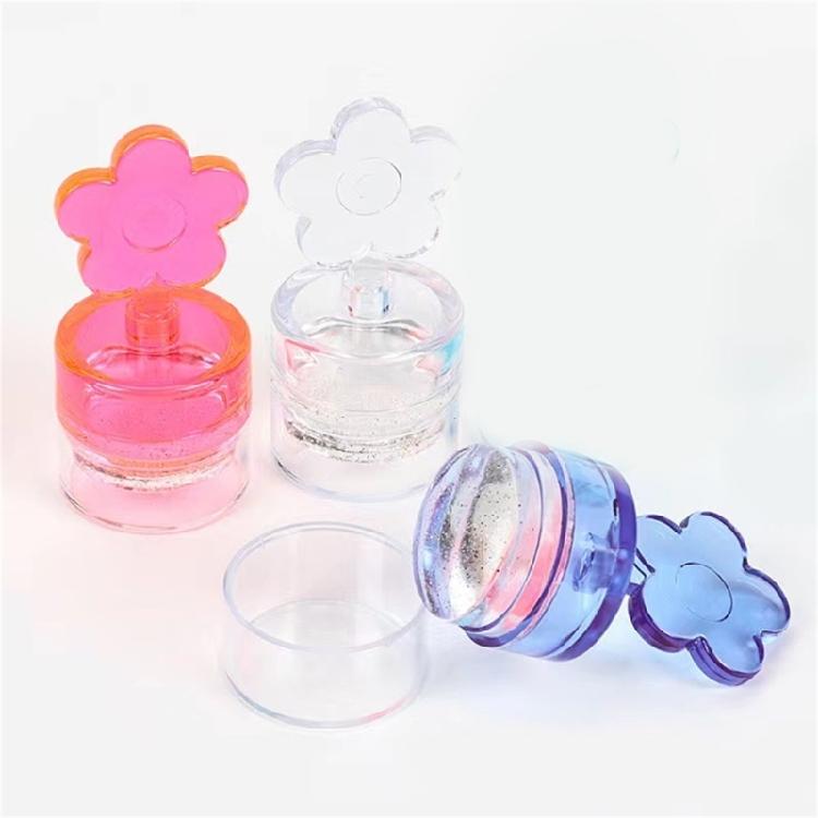 French Transparent Jelly Nail Art Stamper Polish Print Silicone Stamping Tools